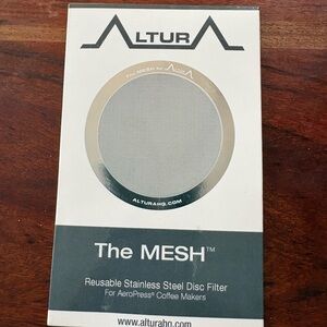 Altura The Mesh Reusable Stainless Steel Disc Filter For Aeropress Coffee Maker